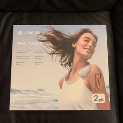 JisuLife 5-Speed Neck Fan, 2-Pack