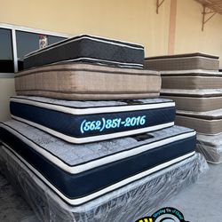 Cal king sleeping beauty double sided mattress and box set