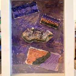 Original Gemstone Shadow Box Art