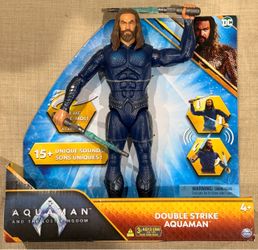 Spin Master DC Aquaman Lost Kingdom Double Strike Figure Sounds Light Up Batons