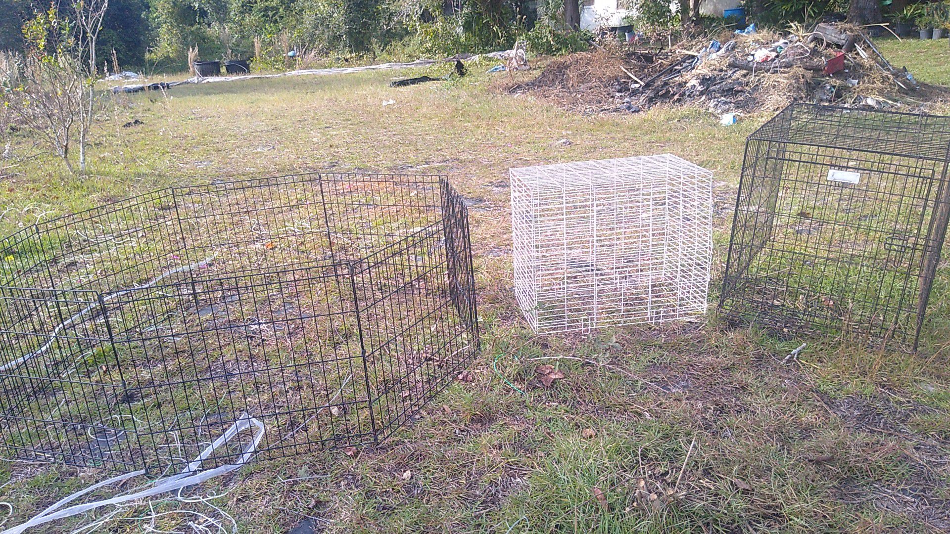 Dog kennel, bird cage(no tray), puppy playpen-SOLD