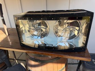 Jensen Pro Dual Subwoofer Speaker Box