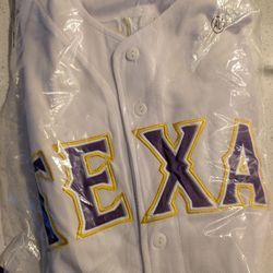 Texas Rangers LSU Josh Smith Jersey Size Xl
