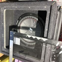 12 Inch Kicker Subwoofer In Sixth Order Box