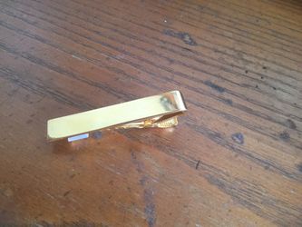 Gold tie clip / law enforcement