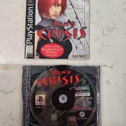 Playstation 1 Game - Dino Crisis