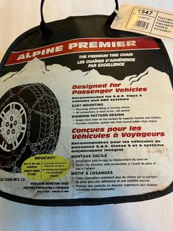 Diamond Pattern Tire Chains - size P225/75R14 - P245/60R14 - P265/50R15 - P205R16 - P215/55R17