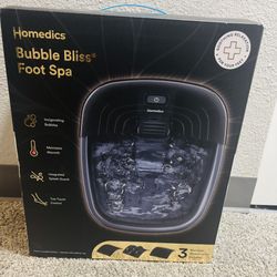 New Bubble Bliss Foot Spa With Massage Attachments