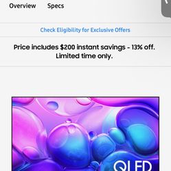 Samsung 85” TV OLED