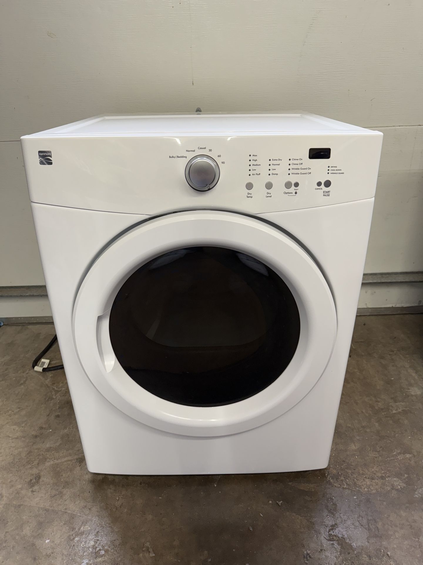 KENMORE ELECTRIC DRYER