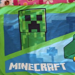 Minecraft creeper body pillow case