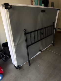 Queen Box Spring & Headboard