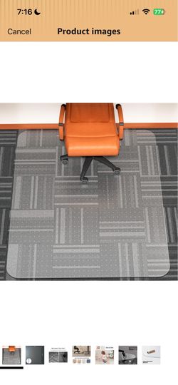 Chair Mat for Carpet, 48" x 60" Office Chair Mat for Carpet