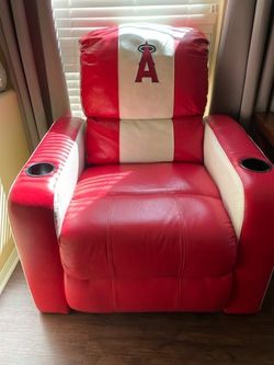 Los Angeles Anaheim Angels Leather Recliner Chair 1 Or 2
