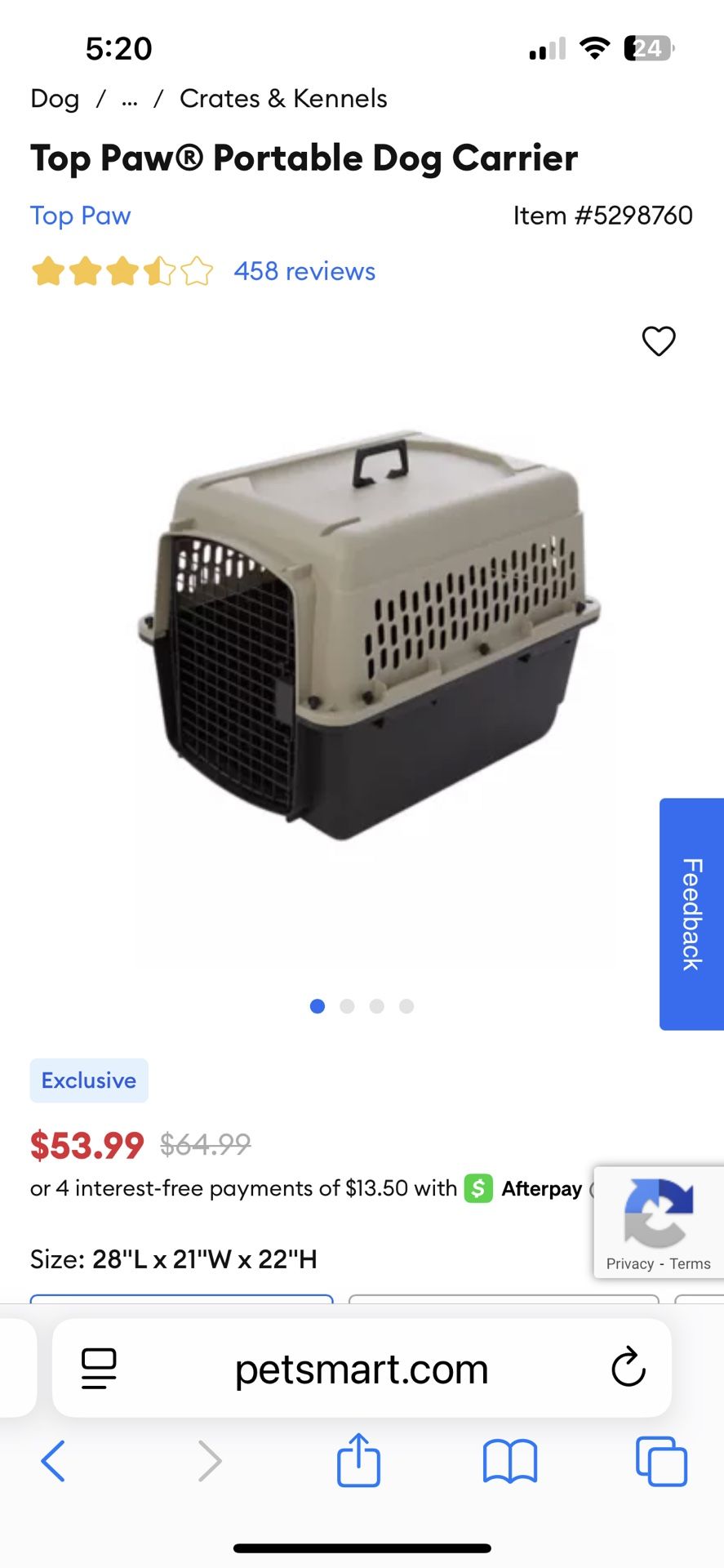 Top Paw Crate
