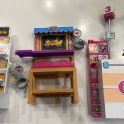 Barbie Supermarket Play Toys Set Of 3