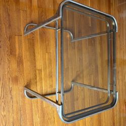 Rectangle Vintage Glass Table 