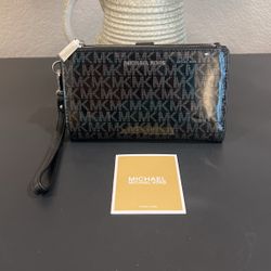 MICHAEL KORS - Jet Set Travel Double Zip Phone Wristlet Wallet