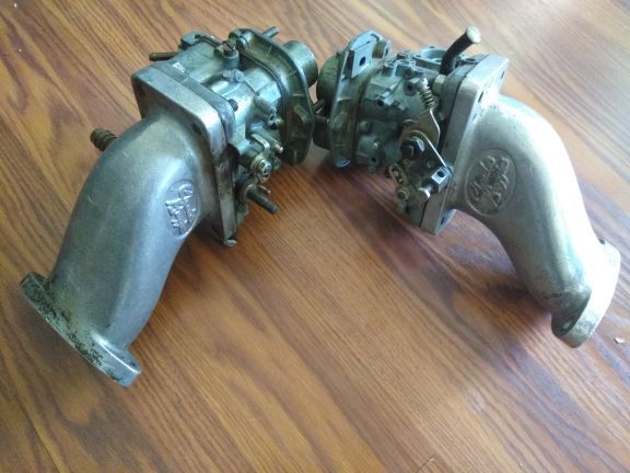 WECARBRAS DUAL CARBURETOR SET UP CLAUDES BUGGIES MANIFOLDS