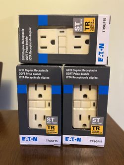 (3) GFI Outlets 15amp 125volt