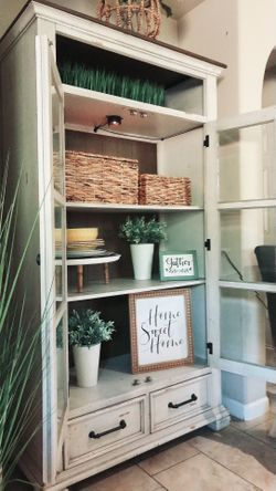 Distressed Vintage Style Cabinet
