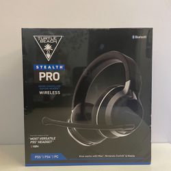 Unopened Turtle Beach Stealth Pro Wireless Gaming Headset for PlayStation 4 & 5 – ALL SEALED*