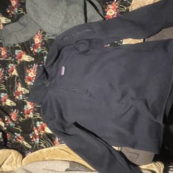 Patagonia 1/4 Better Sweater Large Pullover Navy Blue