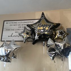 Birthday balloons