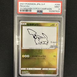 Yu Nagaba Pikachu PSA 9