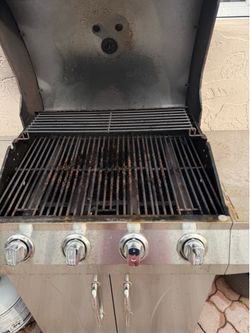 Stainless Gas Grill w/ one 20lb Propane Tank