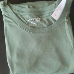 2X (20W-22W) Long Sleeve Shirt Pull Over Ladies  Shirt