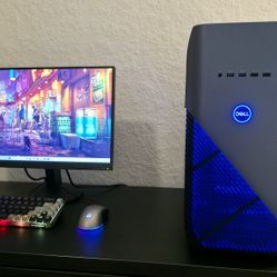 Complete gaming setup dell intel i3 quadcore 3.60ghz, 16gb ram, 256gb nvme + 1tb, nvidia gtx, wifi
