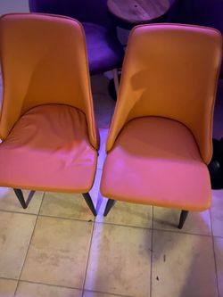 Mid-Century Modern Dining Chairs – Set of 2