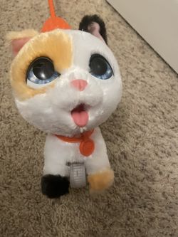 Furreal Pooping Cat plush pet