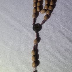 Rosary Wood Bead You Can Wear 