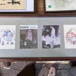 Norman Rockwell “The Four Seasons Of Love” Lithograph Framed And Matted 