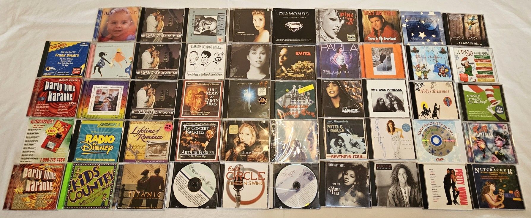 CDs Pop, Country, R&B, Classical, Christmas, Kids, Karaoke