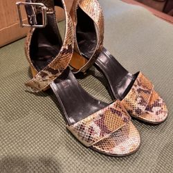 Dei Colli Snakeskin Heels size 37