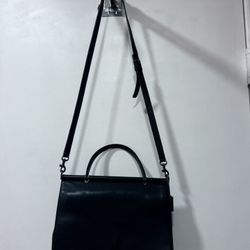 Black Couch, Leather Handbag/Crossbody/Shoulder Bag/Purse