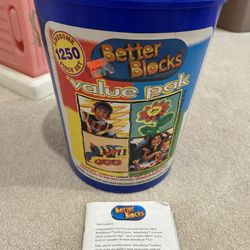 Vintage Bucket Of Better Blocks