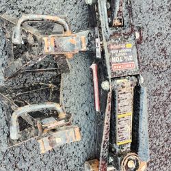 Auto Craftsman Floor Jack And Stand Set