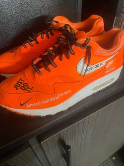 Nike Air Max 1 “Just Do It” Orange Size 8.5 — Worn 3x