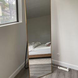 Gold Full Length Mirror By Mercury Row