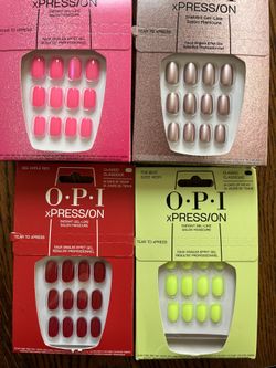 4 Sets OPI xPRESS/ON press-on nails