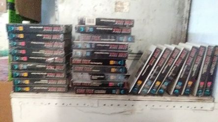 Original Star Trek tapes still in plastic open to trades