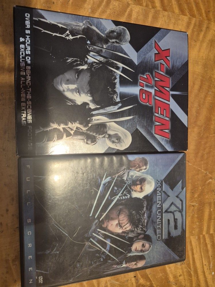 Bonus X-men 1.5 And X2 Feature DVD Both For $7