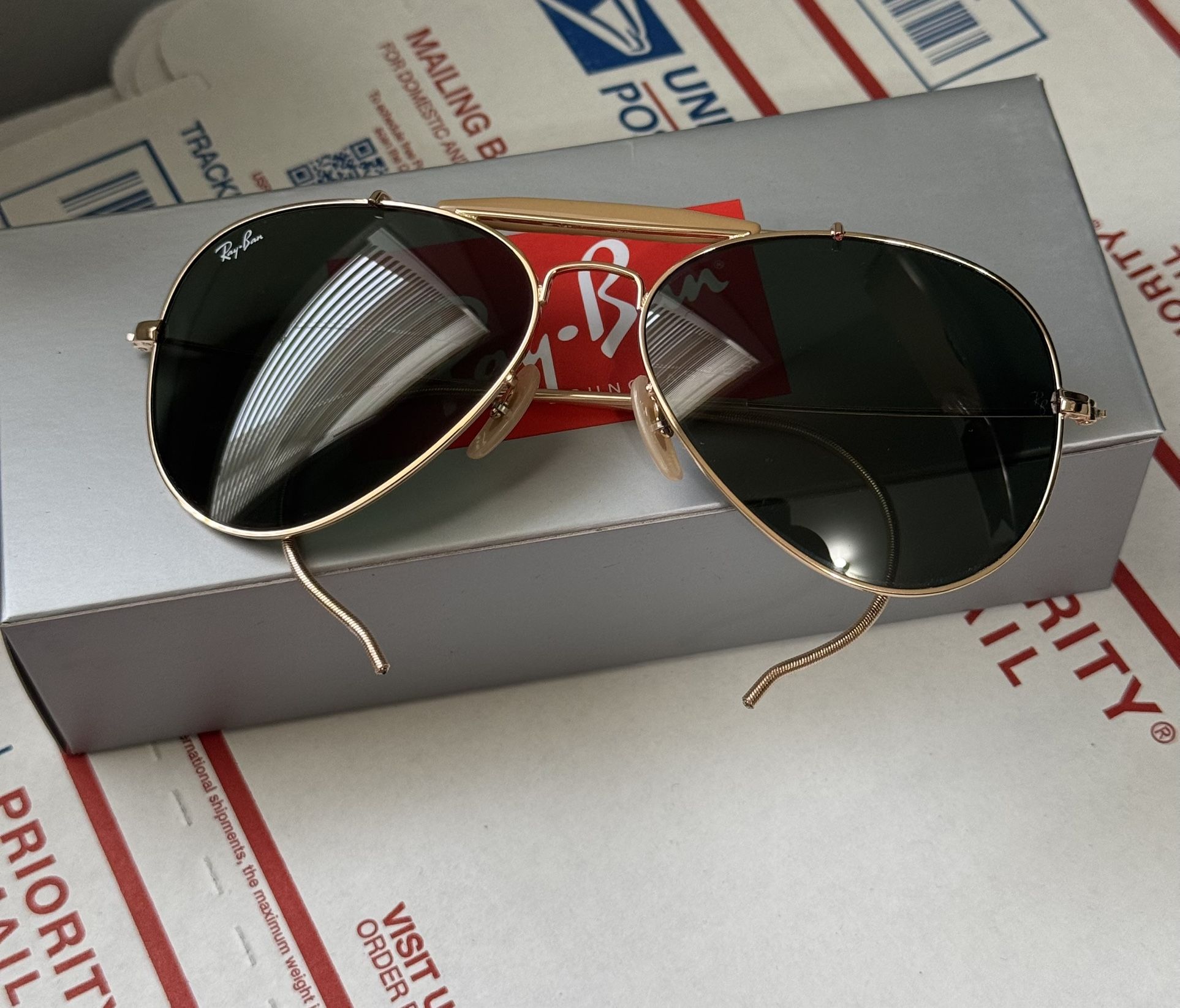 Rayban Outdoorsman 58mm ( Cola De Rata )
