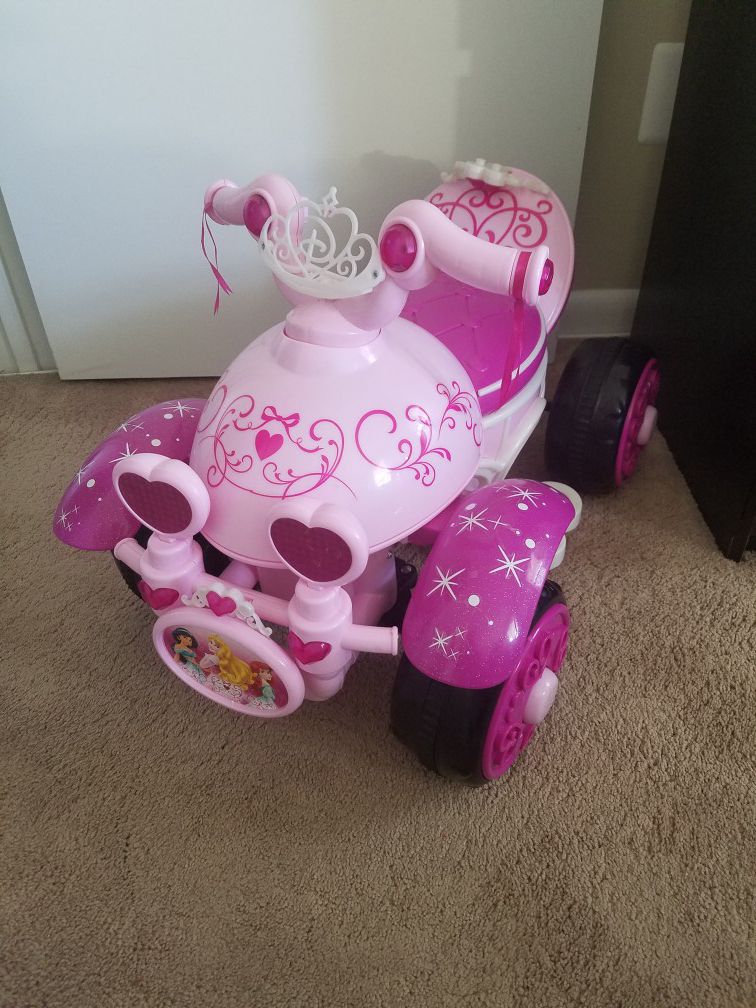 Disney/princess electric kids motorcycle