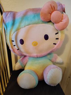 Sanrio Hello Kitty Jumbo Stuffed Plush Toy from the Rainbow Sherbet Collection by Fiesta Toy