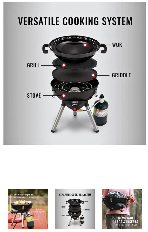 Coleman in Portable Propane Gas Multi Purpose Camping Stove